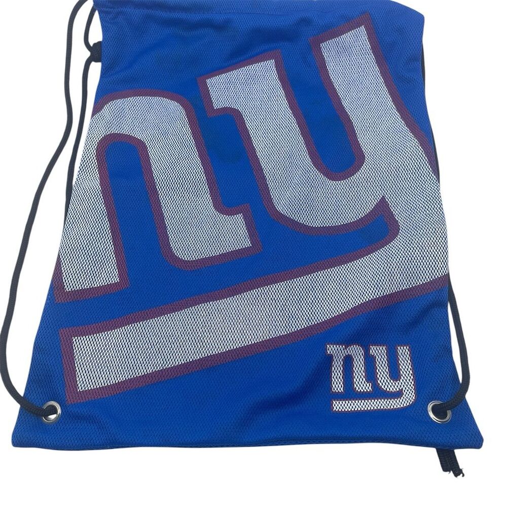 NFL New York Giants Forever Collectibles Team Stripe Drawstring Backpack BagTeam